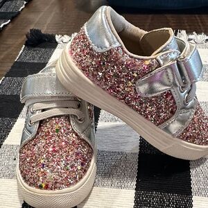 Glittery Multicolor Kids Sneakers